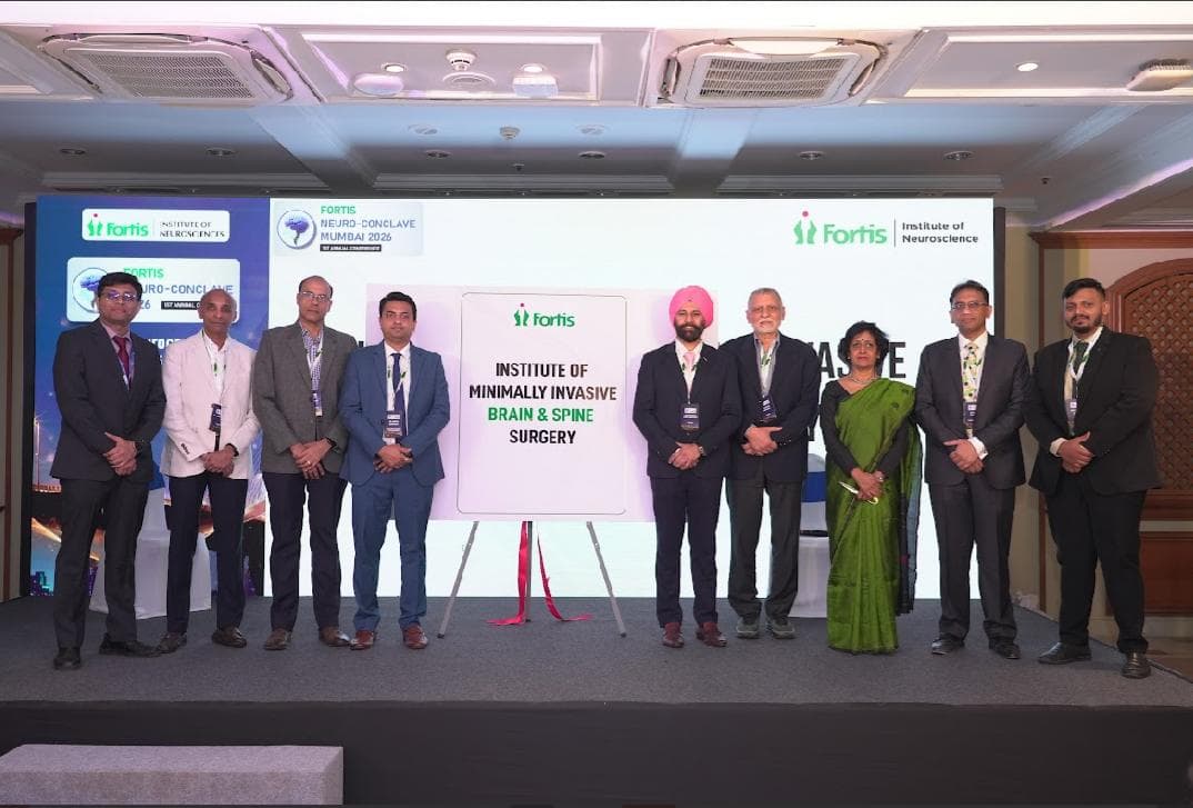 Fortis Institute of Minimally Invasive Brain Spine Surgery Inaugurated at The First Annual Neurosciences Conclave in Mumbai